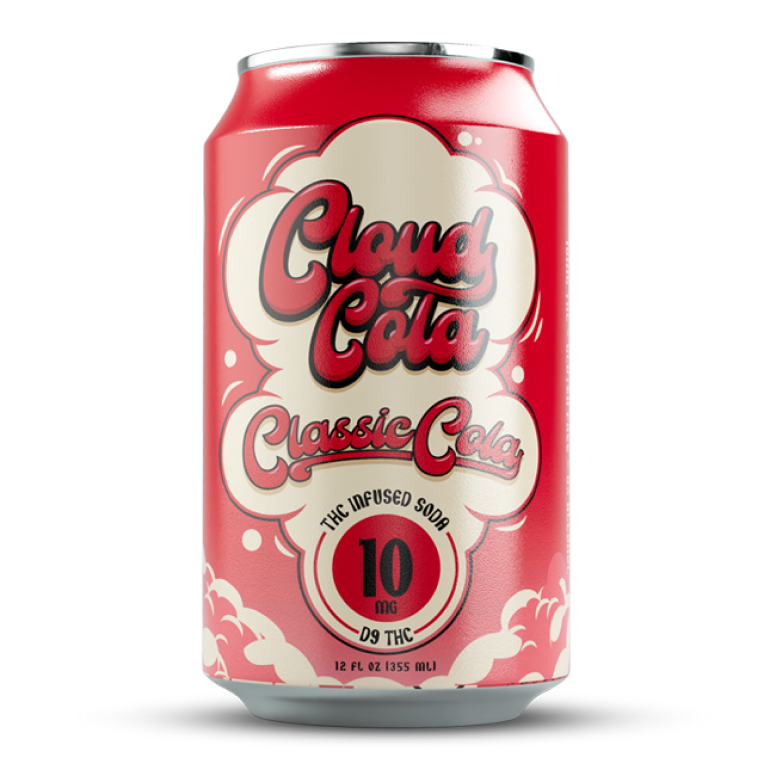 Cloud Cola | Classic Cola 10mg THC Soda | THC-Infused Drink Cloud Cola | Classic Cola 10mg THC Soda | THC-Infused Drink