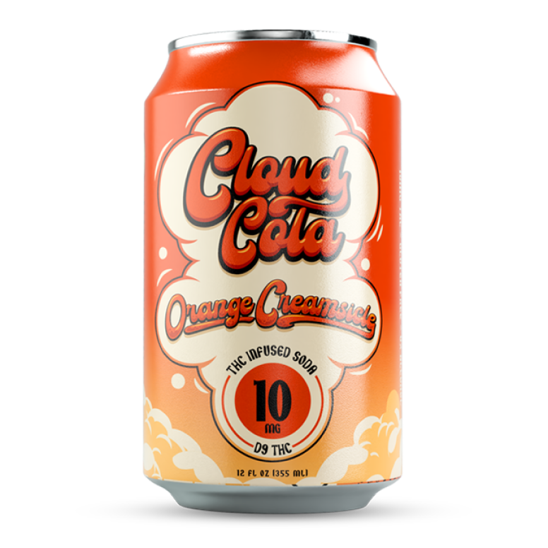 Orange Creamsicle 10mg THC Soda 4 pack